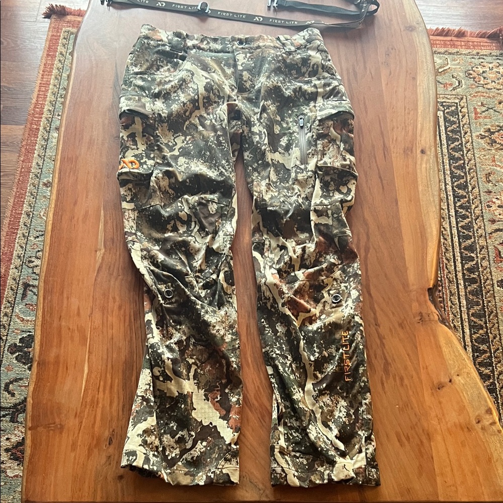 Men's First Lite Obsidian M wool blend pants